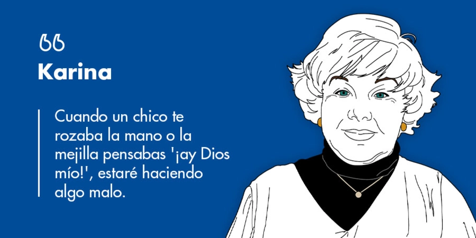 Karina, la voz de los 70: "Cuando un chico te rozaba la mano o la mejilla pensabas '¡ay, Dios mío!, ¿estaré haciendo algo malo?'"