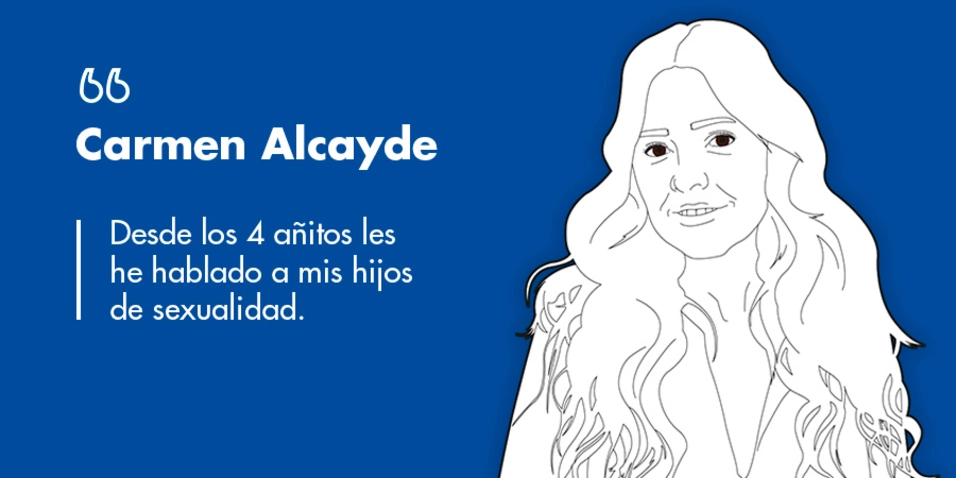 Carmen Alcayde Desde los 4 añitos les he hablado a mis hijos de sexualidad