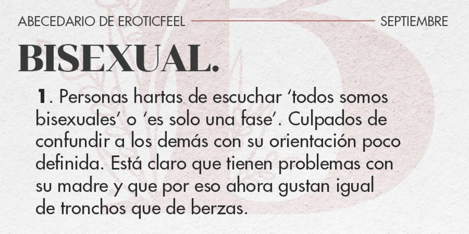 Si digo que soy bisexual, ¿por qué no me crees?