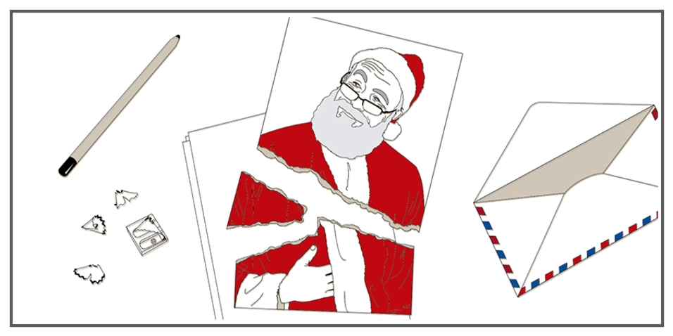 Caro Babbo Natale, piuttosto che una lettera, questo è una minaccia.