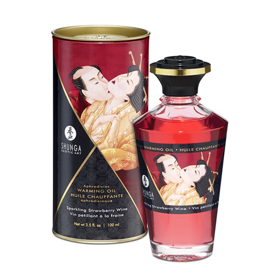 Shunga Sparkling Strawberry Wine Aphrodisiac Oil