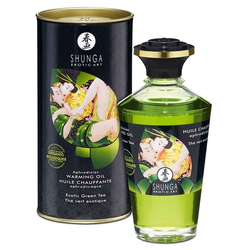 Shunga Exotischer Grüner Tee Organisches Aphrodisiaka-Öl