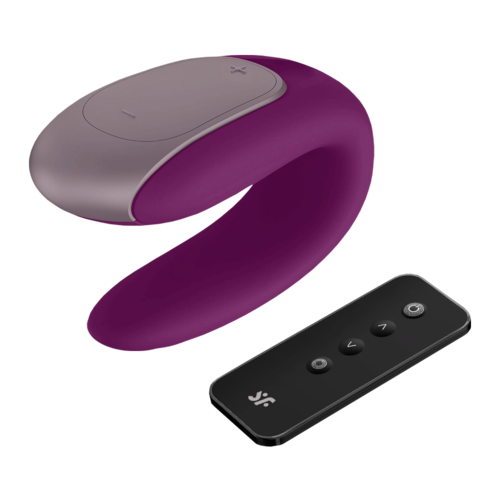 Satisfyer Double Fun Purple Vibrator for Couples