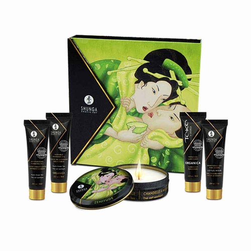 Shunga Geisha's Secrets Exotic Green Tea Organic Set Box