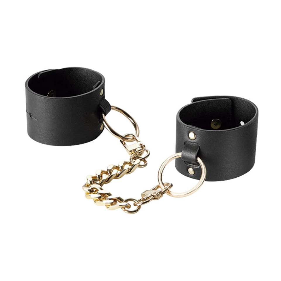 Bijoux Indiscrets Maze Wide Handcuffs Black
