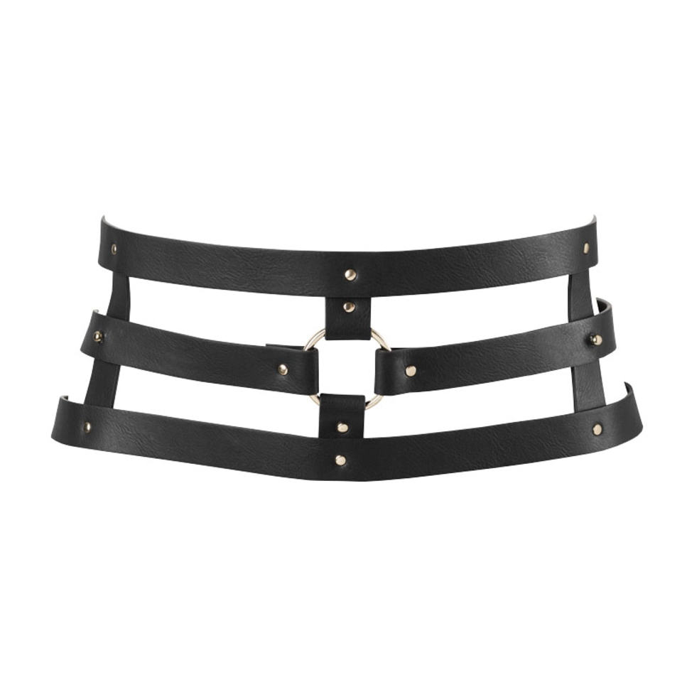 Bijoux Indiscrets Maze Cinto Largo 3 em 1 Preto