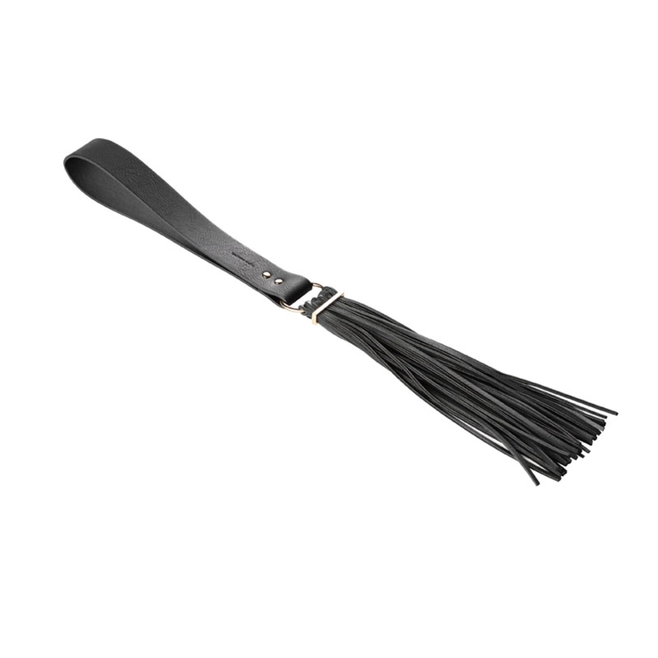 Bijoux Indiscrets Maze Tassel Flogger Black