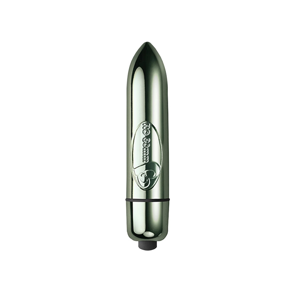 Rocks-Off New RO-80mm Aqua Blue Single Speed Bullet Vibrator