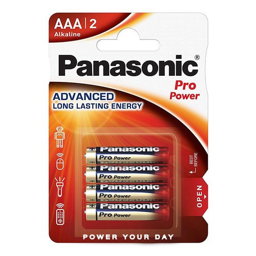 Panasonic Pro Power AAA (x4) Piles