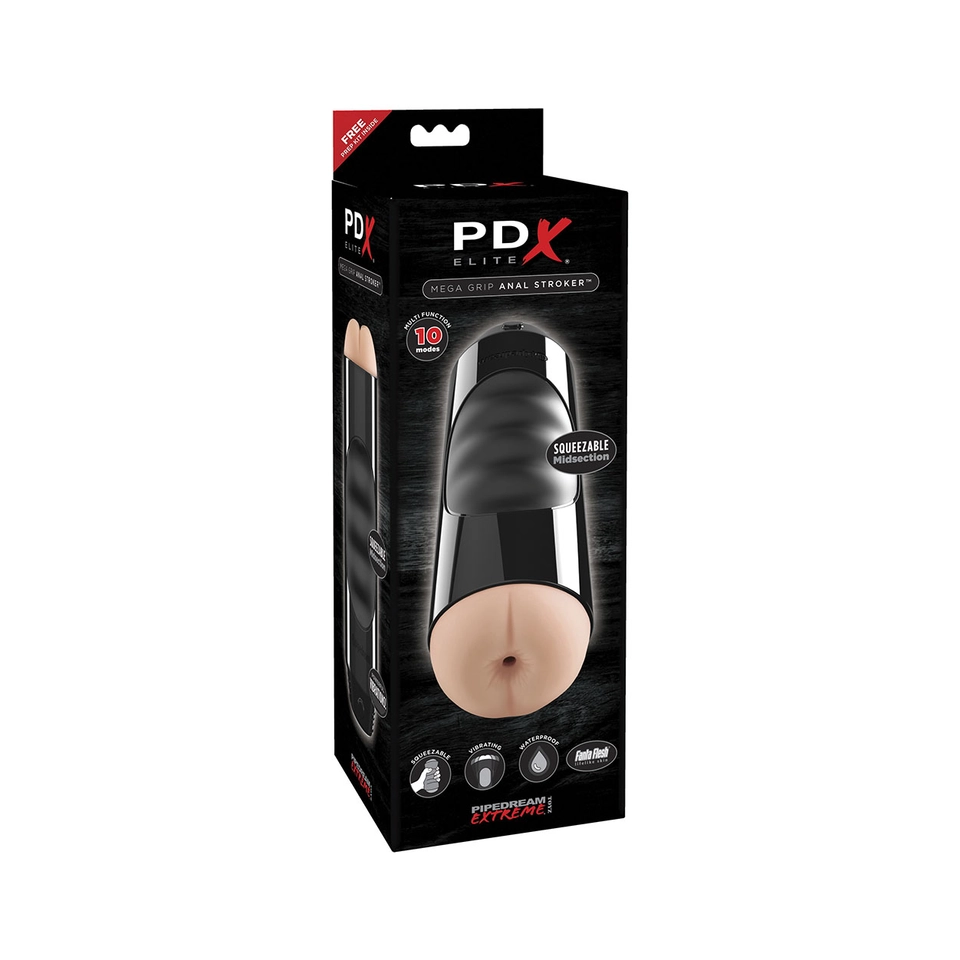 Pdx Elite Mega Grip Anal Stroker Masturbator mit Saugfunktion 2