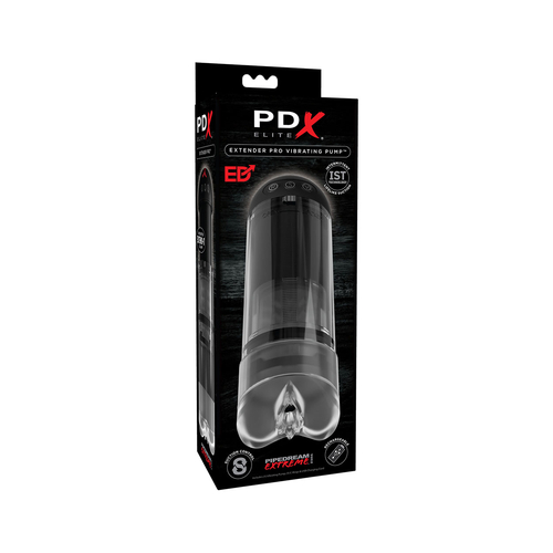 Pdx Elite Extender Pro Vibrating Pump Masturbator mit Saugfunktion 2