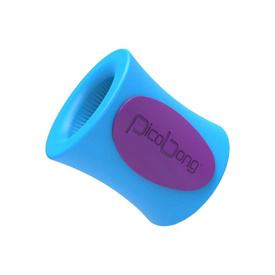 PicoBong Remoji Blowhole Blu Turchese Coppa Vibrante per la Masturbazione