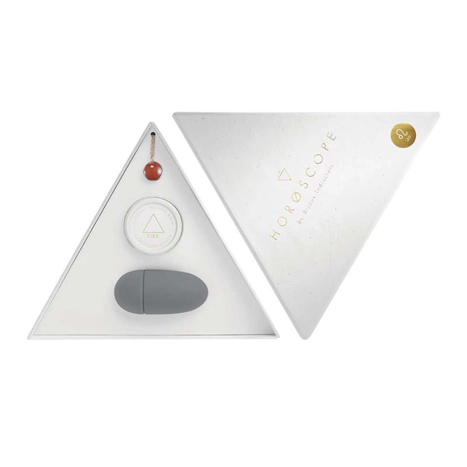 Bijoux Indiscrets Horoscope Lion Pack de Pierre du Zodiaque, Baume et Vibro de Doigt