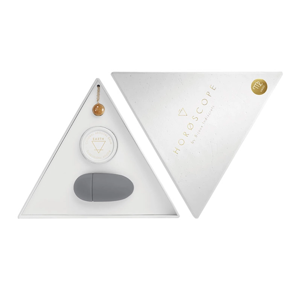 Bijoux Indiscrets Horoscope Vergine Kit contenente Pietra Zodiacale, Balsamo e Vibratore da Dito