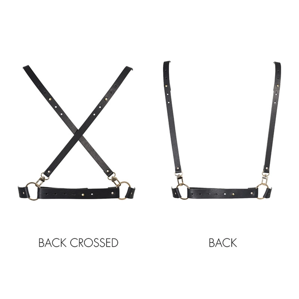 Bijoux Indiscrets Maze Harness X Colore Nero