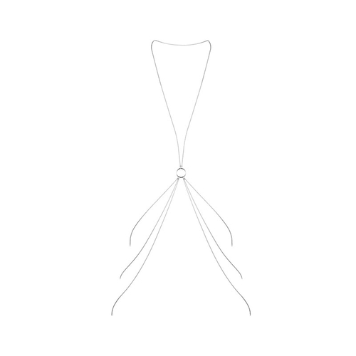 The Magnifique Collection Silver Metallic Body Chain by Bijoux Indiscrets