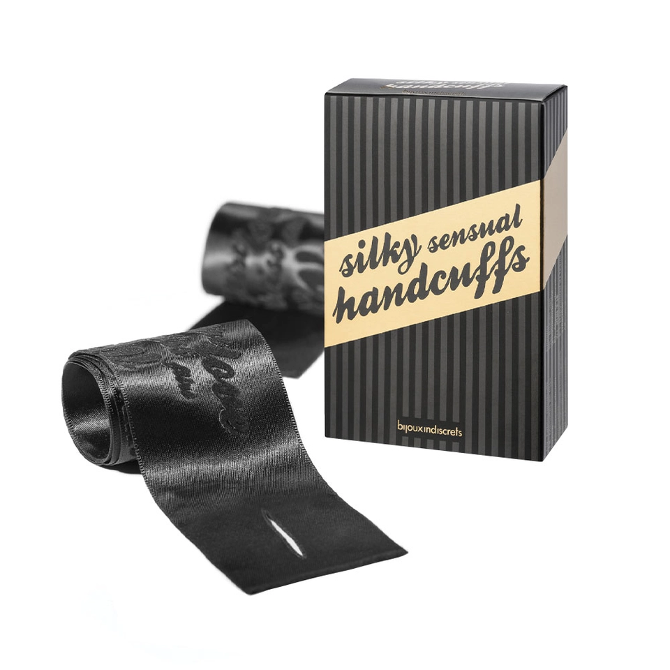 Bijoux Indiscrets Silky Sensual Handcuffs Ribbon Ties