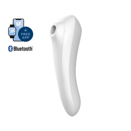 Satisfyer Dual Pleasure Blanco Succionador de Clítoris con Bluetooth