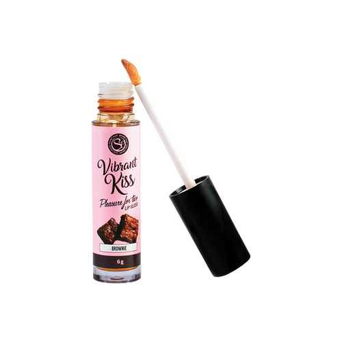 Secret Play Vibrant Kiss Brownie Gloss Labbra per Sesso Orale