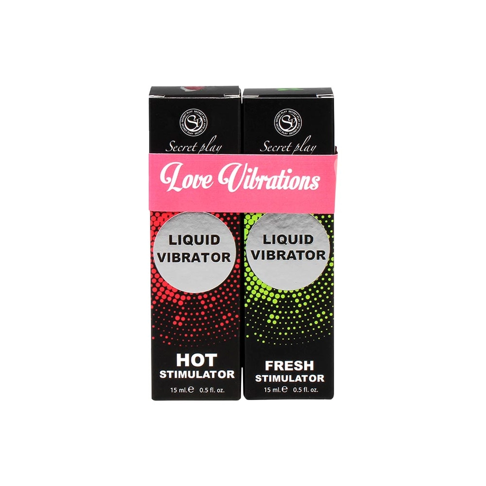 Secret Play Love Vibrations Pack de Liquides Vibrants