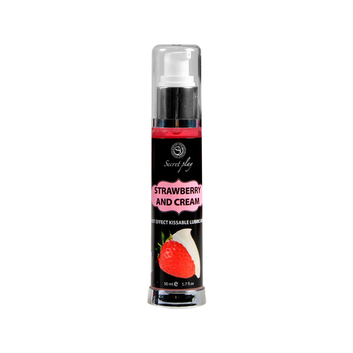 Secret Play Strawberries and Cream Warming Lube