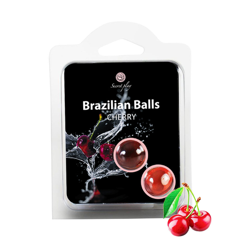 Secret Play Brazilian Balls Cherry Pack of 2