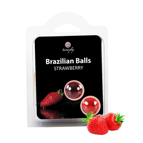 Secret Play Brasilianische Bälle Erdbeere 2er-Set