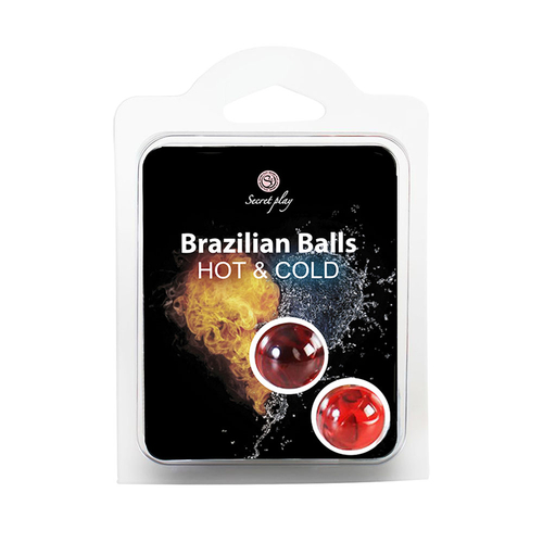 Secret Play Bolas Brasileiras Efeito Frio e Calor Pack 2