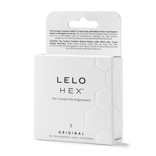 LELO Hex Original Caja de 3 Preservativos