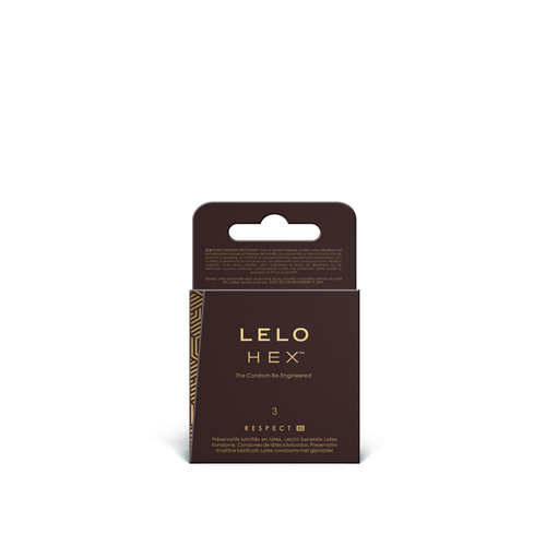LELO Hex Respect XL Caja de 3 Preservativos