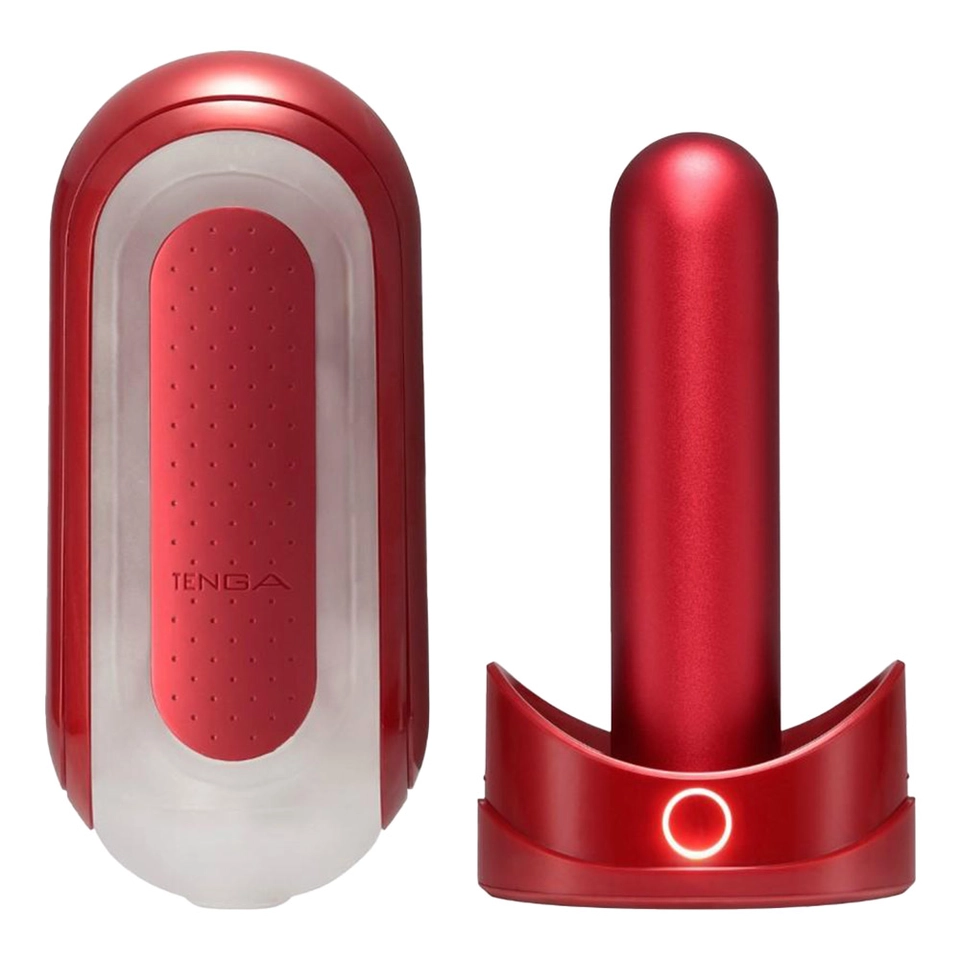 Tenga Flip Zero Red and Flip Warmer Set