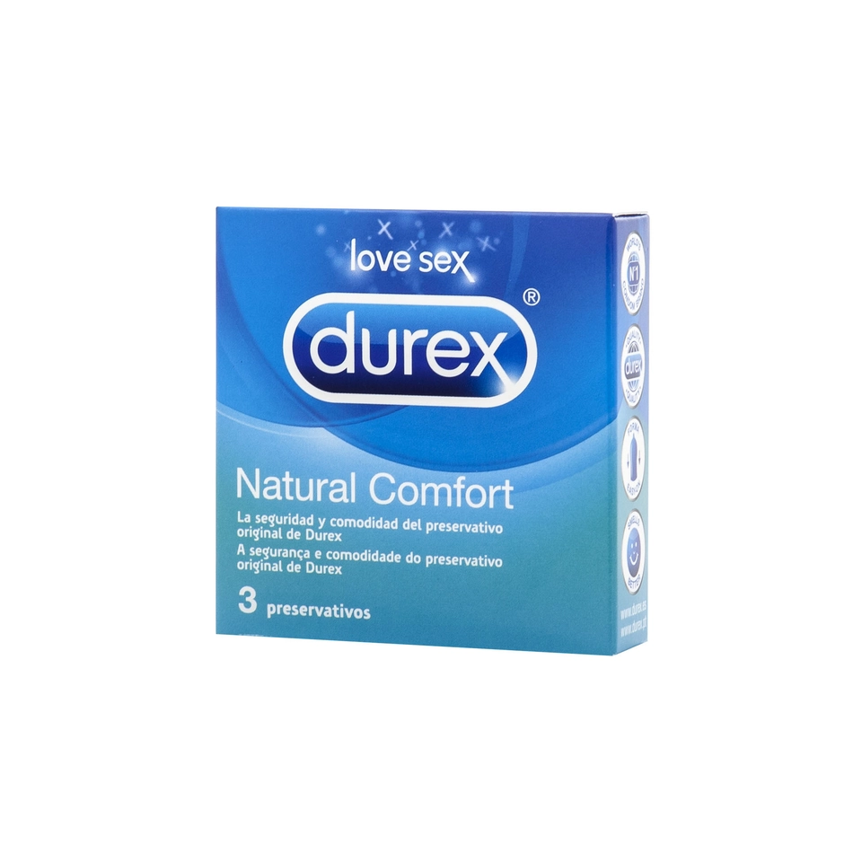 Durex Natural Comfort - 3 Unidades