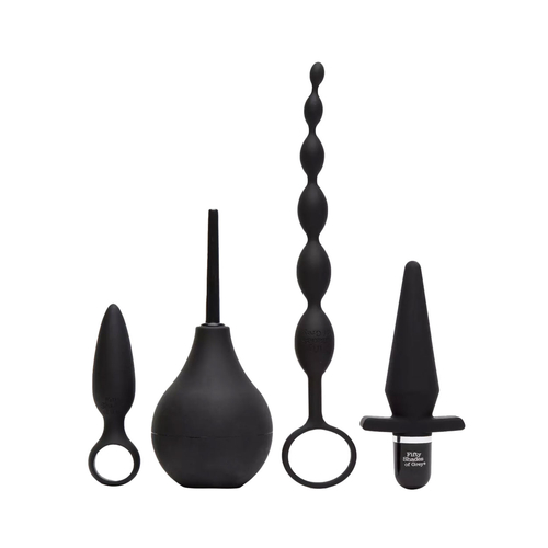 Fifty Shades of Grey Pleasure Overload Starter Anal Kit (4 Piece)