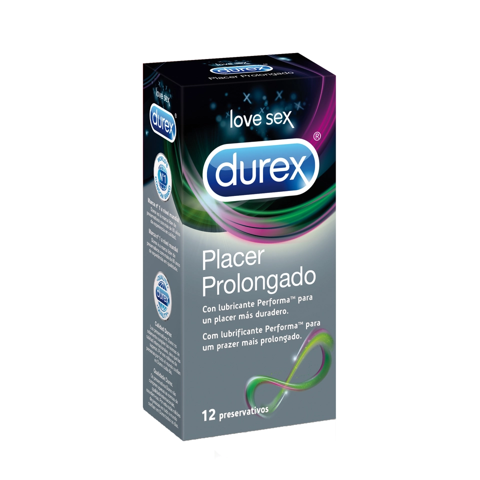 Durex Placer Prolongado Caja de 12 