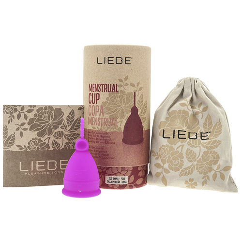 Liebe Menstrual Cup Pink Size S